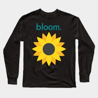 Simple Sunflower Bloom! Long Sleeve T-Shirt